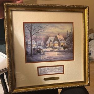 Rare Thomas Kinkade Memories of Christmas 2003